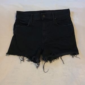 MOTHER Shorts Mother The Charmer Fray Shorts In Not Guilty